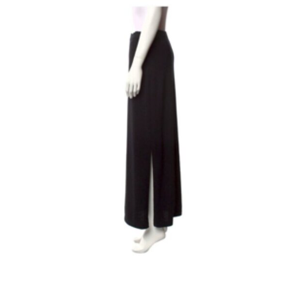 St. John Santana Knit Maxi Skirt Black Full Length Formal 10 - Picture 2 of 5